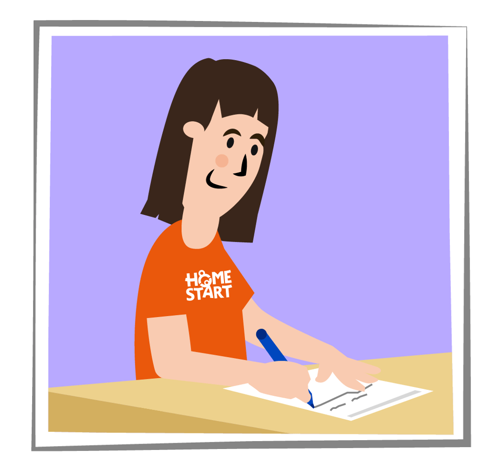 Best-Place-To-Volunteer Volunteer writing graphic
