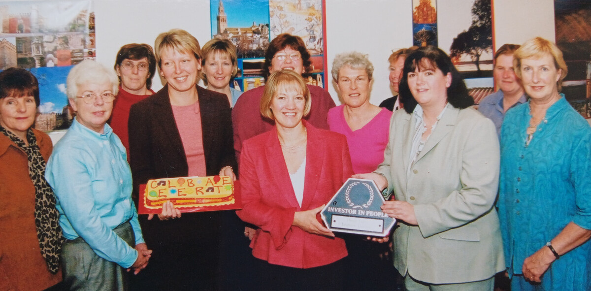 Margaret Harrison, 2004, visits Home-Start Bedfordshire