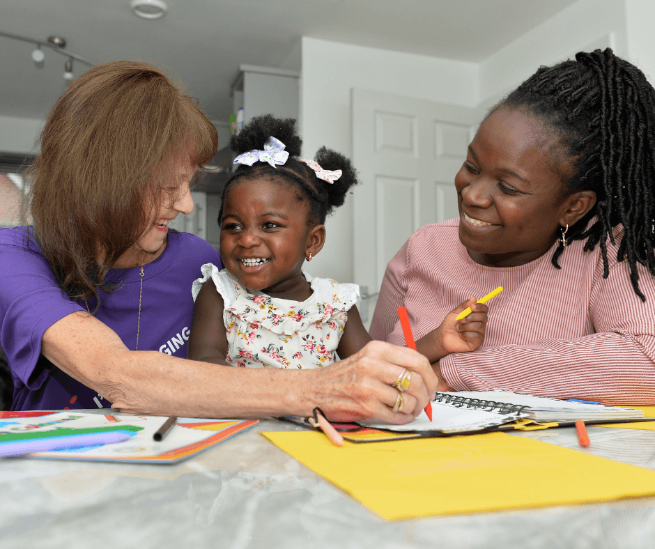 Childrens Mental Health Week - Home-Start Volunteer With Family
